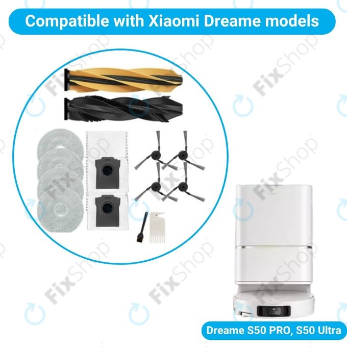 Xiaomi Dreame S50 PRO, S50 Ultra - Ensemble complet