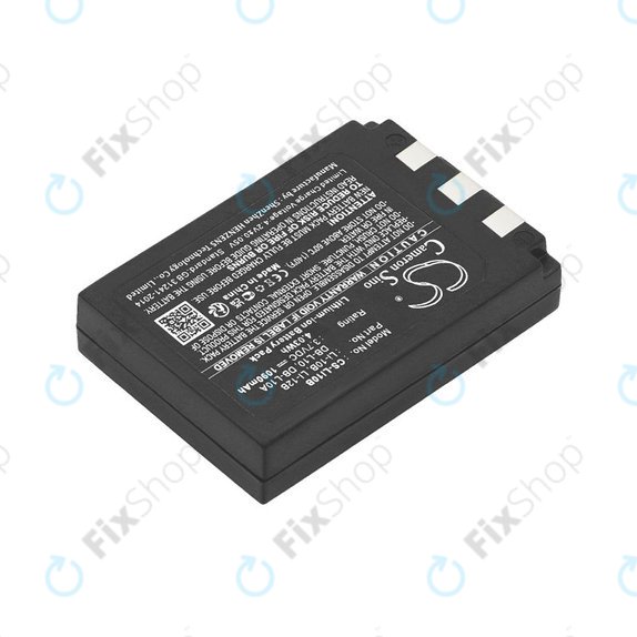 Batterie pour Olympus C-765 Zoom, Camedia X-3, 1090mAh, Li-Ion, 3.7V, Li-10B, HQ