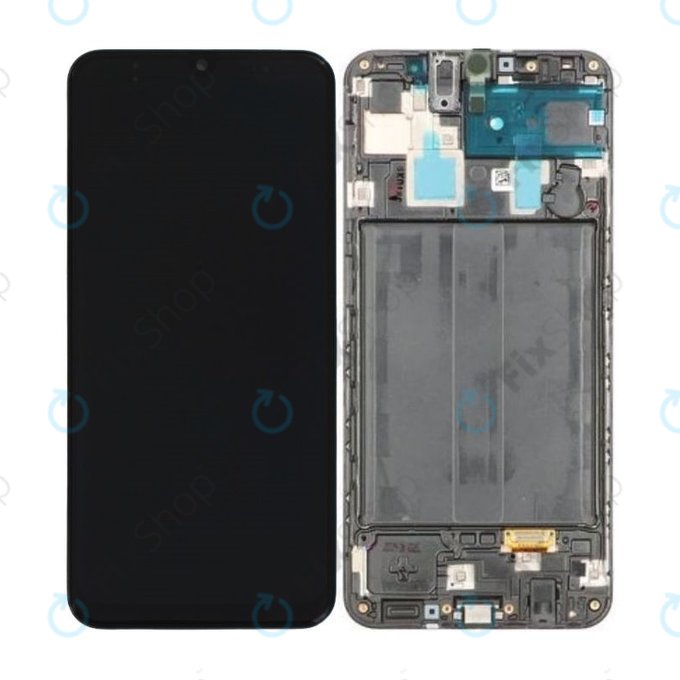 Samsung Galaxy A30 A305F - Ecran LCD + Ecran Tactile + Cadre (Noir) - GH82-19725A, GH82-19202A Genuine Service Pack