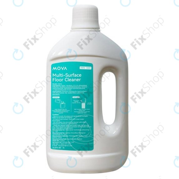 Nettoyant multi-surfaces pour sols, 1 l pour Dreame Bot L10s Ultra, L20 Ultra, L30 Ultra, Xiaomi Robot Vacumm S20