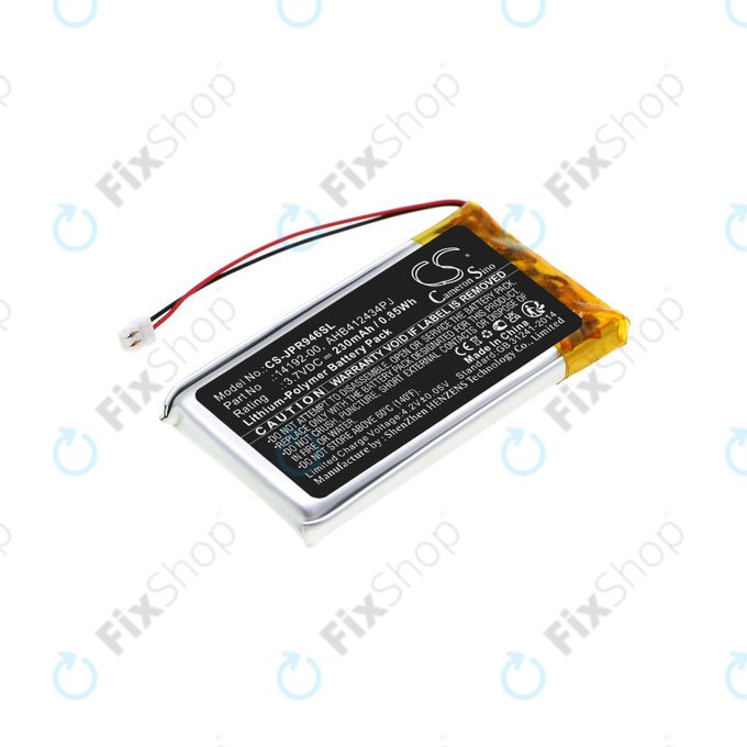 Batterie pour Jabra Pro 9400, 9450, 9460, 9465, 9470, 230mAh, Li-Pol, 3.7V, 14192-00, HQ