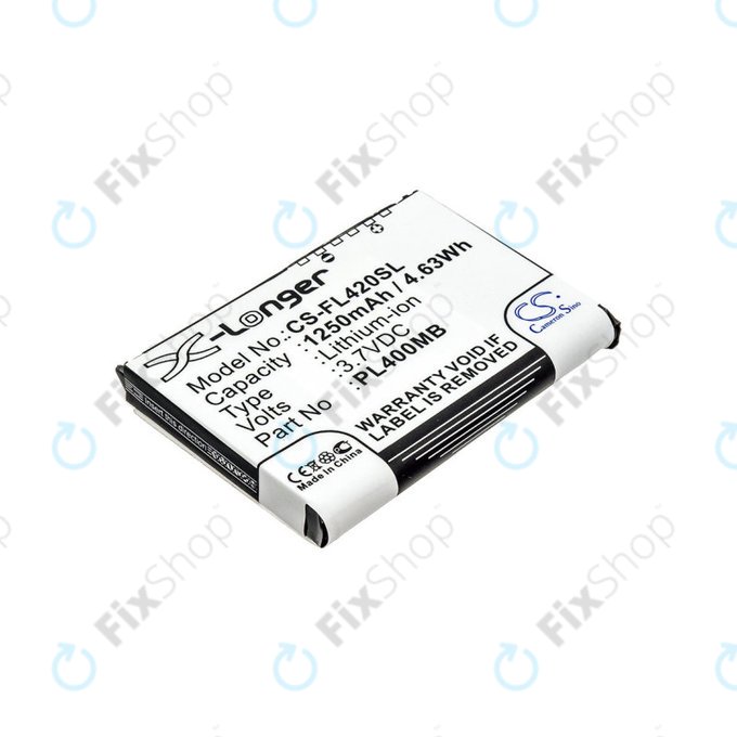 Batterie pour Fujitsu Siemens Loox N560, N520, N500, 420, 410, 1250mAh, Li-Ion, 3.7V, PL400MB, HQ
