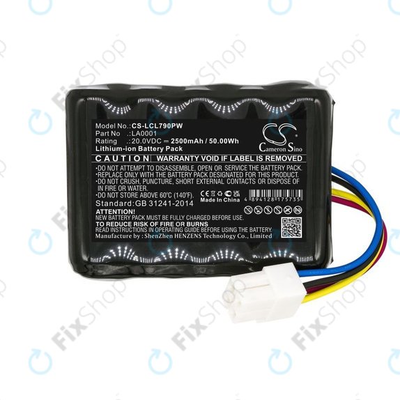 Batterie pour Landxcape LX797, Ferrex 800m2 2021, 2500mAh, Li-Ion, 20V, LA0001, HQ
