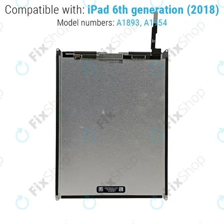 Apple iPad (6e génération 2018) - Écran LCD