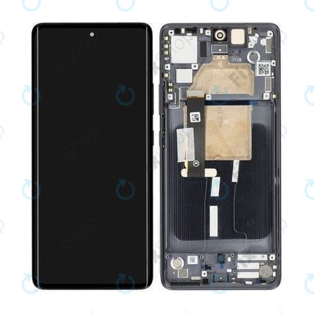 Motorola Edge 30 Fusion XT2243 - Écran LCD + Écran Tactile + Cadre (Gris Cosmique) - 5D68C21527 Genuine Service Pack