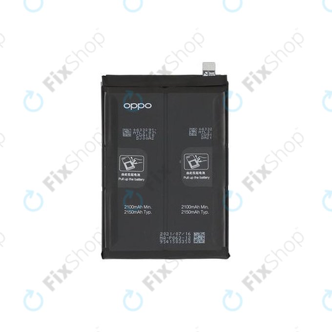 Oppo Reno 6 5G CPH2251 - Batterie BLP863 2150mAh - 4907758 Genuine Service Pack
