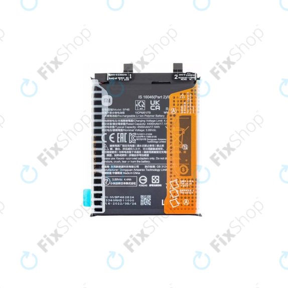 Xiaomi 12, 12X - Batterie BP46 4500mAh - 460200009C1G Genuine Service Pack