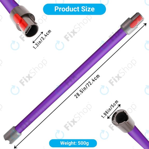 Dyson V-series, Outsize - Tube d'aspiration (Pourpre)