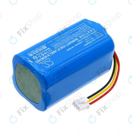 Batterie pour Blaupunkt BlueBot XSMART, 3400mAh, Li-Ion, 14.4V, BPK-VCBB1XB, Xboost, D071-INR-CH-4S1P, HQ