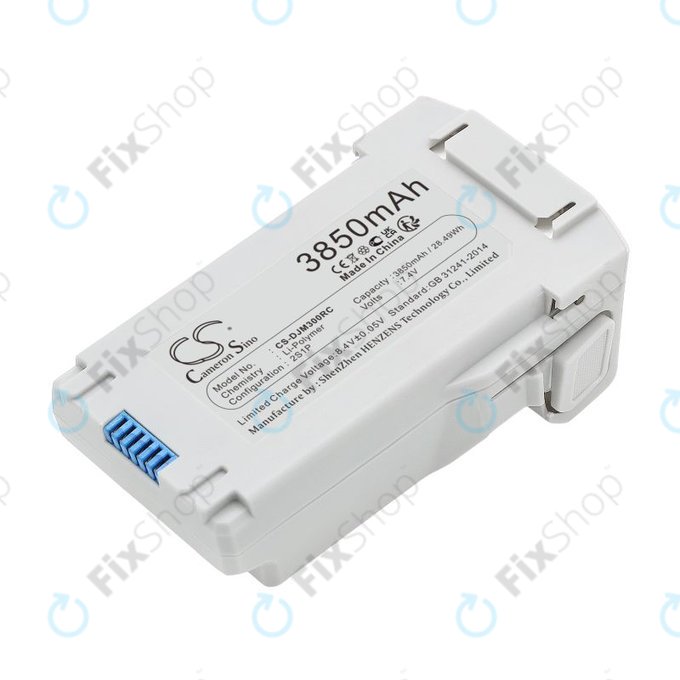 Batterie pour DJI Mini 3, Mini 3 Pro, Mini 4, Mini 4 Pro, 3850mAh, Li-Pol, 7.4V, BWX162-2453-7.38, HQ