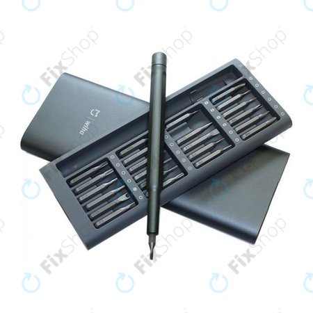 Xiaomi Mijia Wiha - Jeu de tournevis magnétiques de précision polyvalents 25 en 1