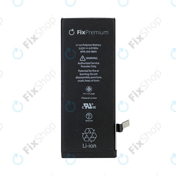 Batterie pour iPhone 6, 1810mAh, FixPremium