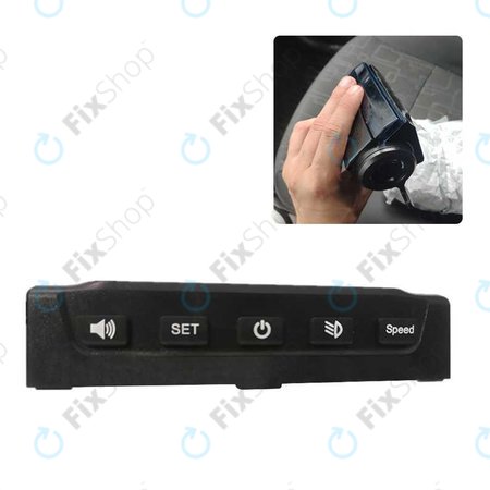 Kugoo S1, S1 Pro, S2, S3 - Ensemble tableau de bord (couvercle d'écran en plastique, levier d'accélérateur, freins, couvercle d'éclairage LED)