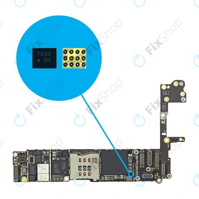Apple iPhone 5C, 5S, 6, 6 Plus - Rétroéclairage IC 3534