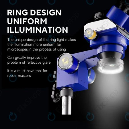 Mechanic LS720 Plus - Lampe circulaire de microscope LED polarisée