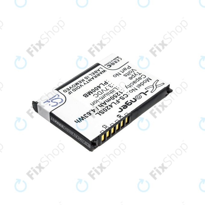 Batterie pour Fujitsu Siemens Loox N560, N520, N500, 420, 410, 1250mAh, Li-Ion, 3.7V, PL400MB, HQ