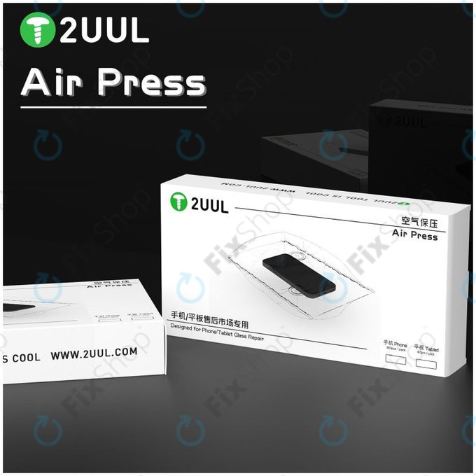 2UUL - Presse à air pour réparation de vitre de tablette (40 sachets)