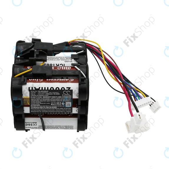 Batterie pour AEG CX-8, Electrolux EUP82, 2000mAh, Li-Ion, 29.6V, 140112530252, HQ