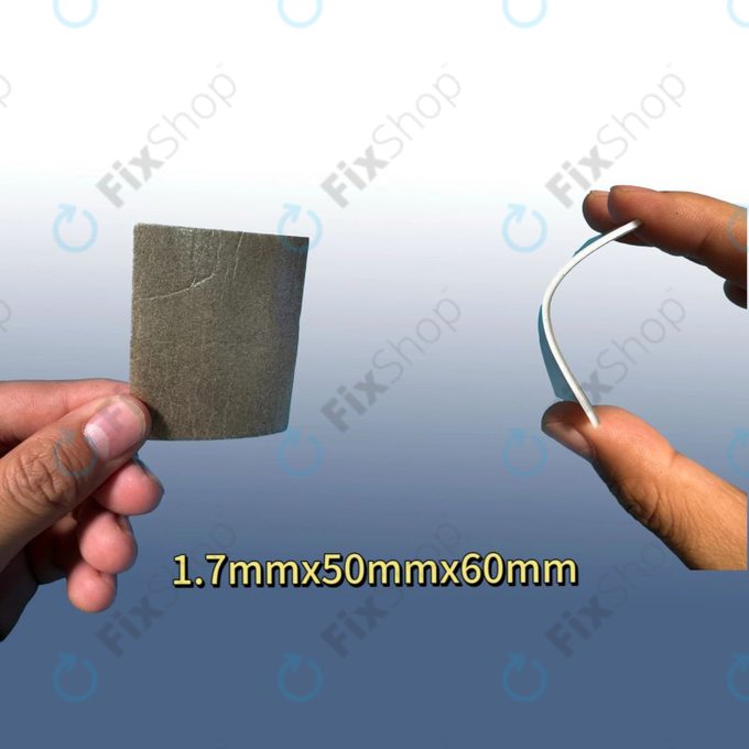 Tapis d'isolation haute température pour transfert IC et réparation d'écran (70mm × 60mm × 1.7mm)