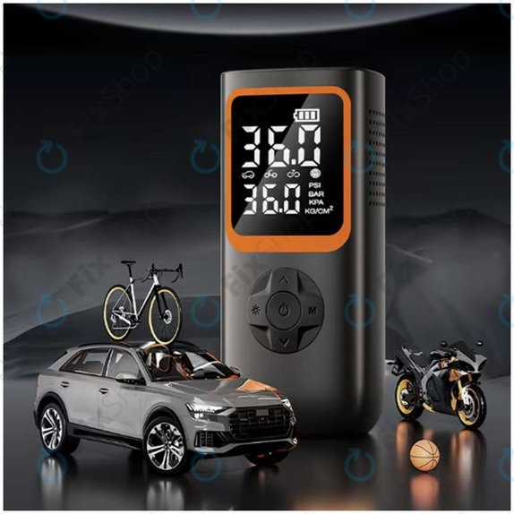 Compresseur d'Air Électrique Portable avec Accessoires (11.1V, 2000mAh)