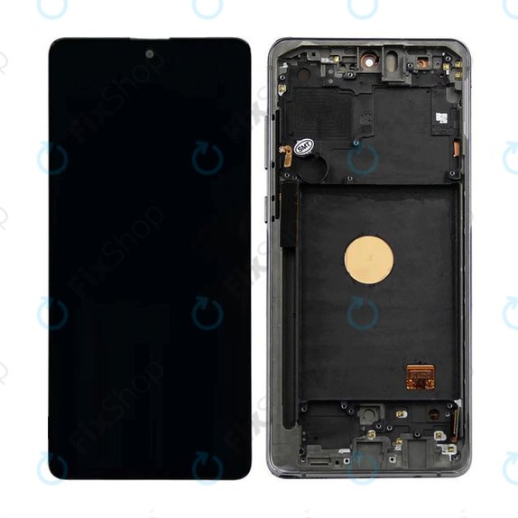 Samsung Galaxy Note 10 Lite N770F - Écran LCD + Écran tactile + Cadre (Aura Black) OLED