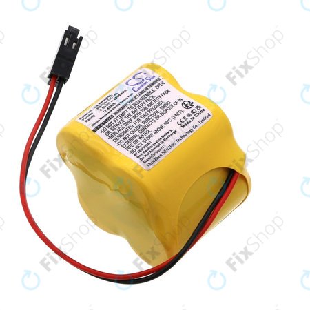 Batterie pour GE FANUC ALPHA iSV, BETA iSV, 2900mAh, Li-MnO2, 6V, A98L-0031-0025, HQ