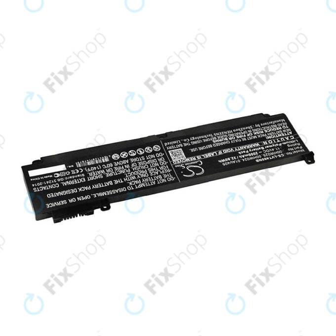 Batterie pour Lenovo ThinkPad T460S, T470S, 2000mAh, Li-Pol, 11.4V, 00HW025, HQ