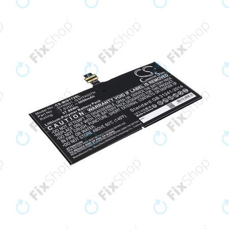 Batterie pour Microsoft Surface Pro 4, 5050mAh, Li-Pol, 7.5V, DYNR01, HQ