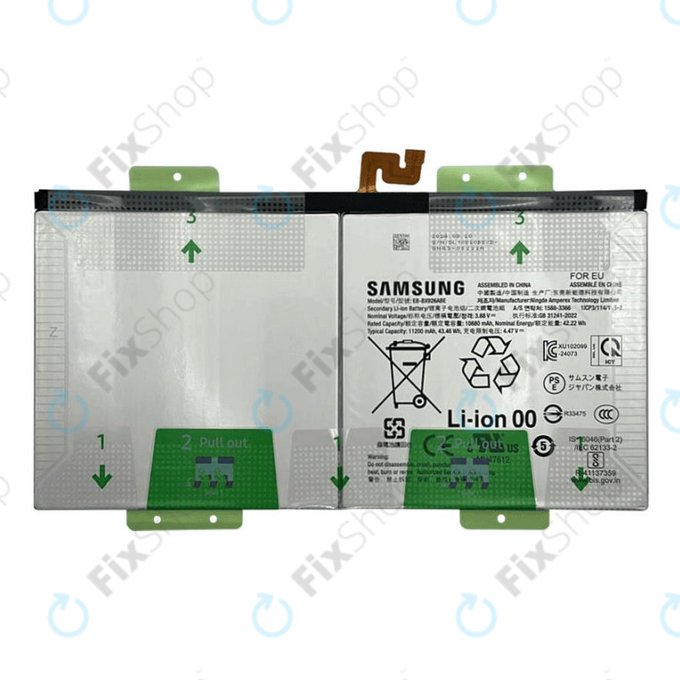 Samsung Galaxy Tab S10 Ultra X920, X926B - Batterie EB-BX926ABE 11200mAh - GH82-35940A Genuine Service Pack