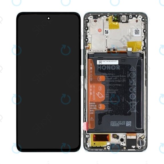 Honor Magic6 Lite - Écran LCD + Écran tactile + Cadre + Batterie (Green) - 0235AHHQ, 0235AHHV Genuine Service Pack