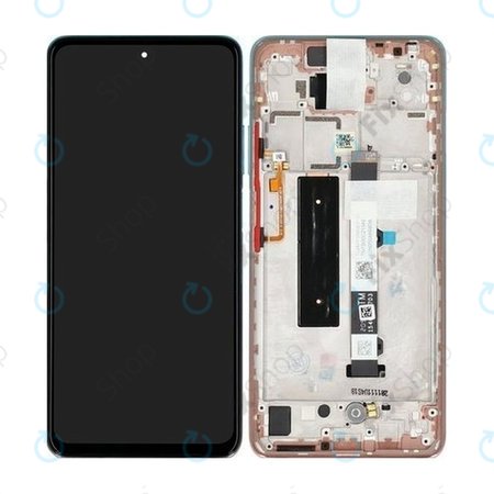 Xiaomi Mi 10T Lite 5G - Écran LCD + Ecran Tactile + Cadre (Rose Gold Beach) - 5600050J1700 Genuine Service Pack