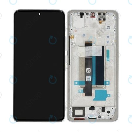 Xiaomi Redmi Note 13 Pro+ 23090RA98C - Écran LCD + Ecran Tactile + Cadre (Moonlight White) - 560001N16U00 Genuine Service Pack