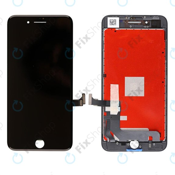 Écran pour iPhone 8 Plus, Black, Tactile avec cadre, Refurbished