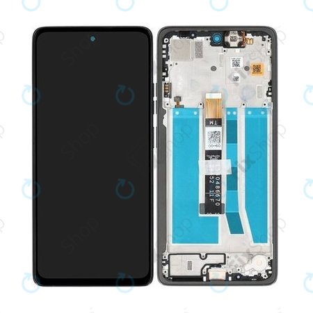 Motorola Moto G75 5G XT2437-2 - Écran LCD + Écran tactile + Cadre (Black) TFT