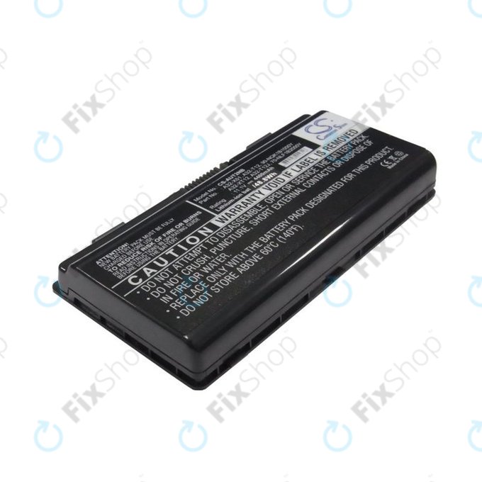 Batterie pour Asus X51RL, T12Jg, T12C, X51L, 4400mAh, Li-Ion, 11.1V, A32-X51, HQ