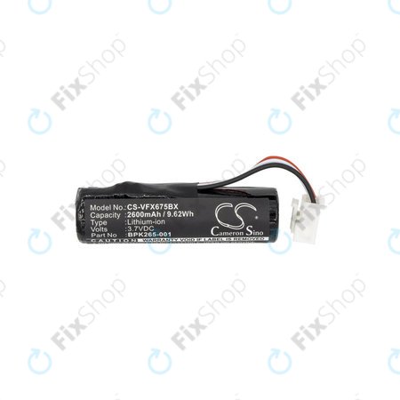 Batterie pour Verifone Vx675, Vx690, C680, 2600mAh, Li-Ion, 3.7V, BPK260-001, HQ