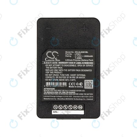 Batterie pour Autec LK NEO, 2000mAh, Li-Pol, 3.7V, LPM01, HQ