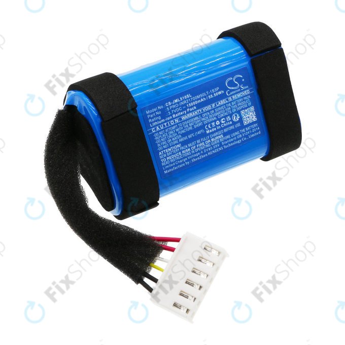 Batterie pour JBL Charge 5 WiFi, 15000mAh, Li-Ion, 3.7V, 5 PRO-INR21700M50LT-1S3P, HQ