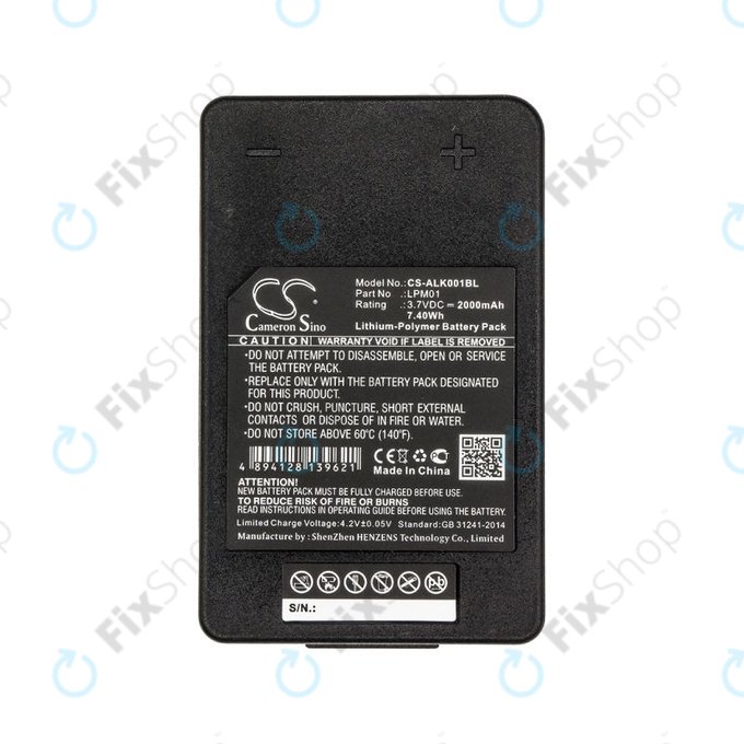 Batterie pour Autec LK NEO, 2000mAh, Li-Pol, 3.7V, LPM01, HQ