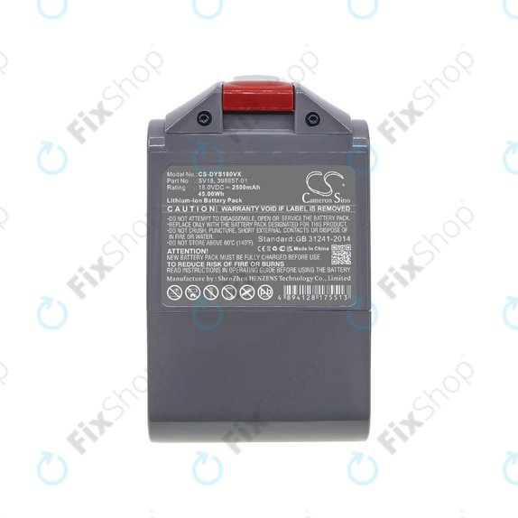 Dyson V-series - Batterie SV18, 398857-01 Li-Ion 18V 2500mAh HQ