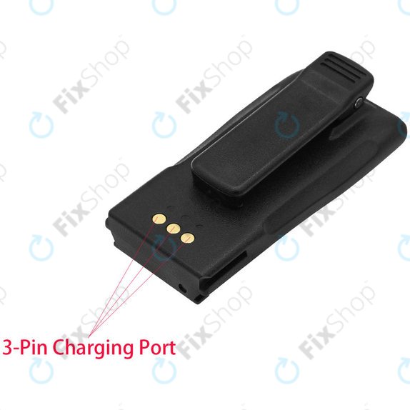 Batterie pour Motorola CP140, 150, 160, 200, DP1400, GP3188, 1800mAh, Li-Ion, 7.2V, NNTN4496, HQ