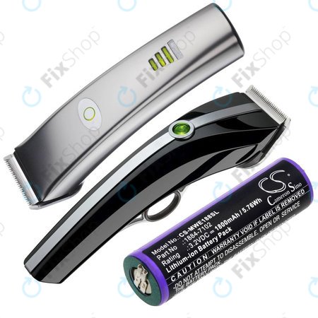 Batterie pour Moser Ermila 1884, 1885, Wahl 1884 LI+PRO, Wahl Ermila 1884, 1885, 1800mAh, LiFePO4, 3.2V, -, HQ