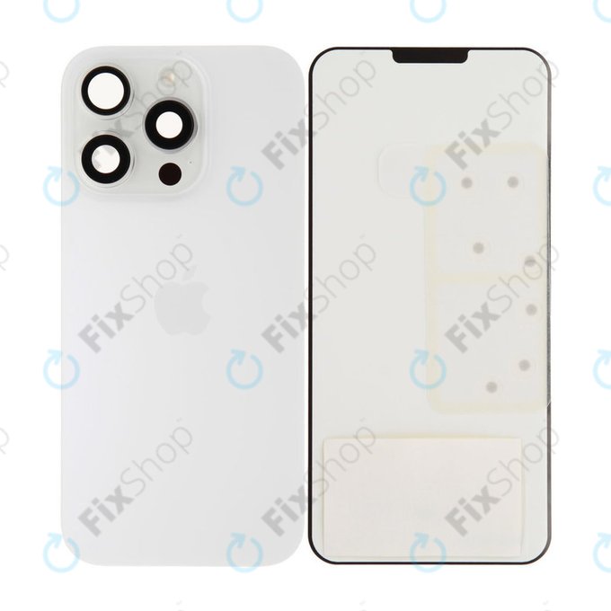 Verre du boîtier arrière pour iPhone 16 Pro | White Titanium | 661-42723 | Genuine Apple