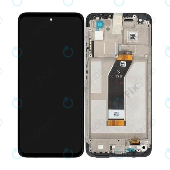 Xiaomi Redmi 10 (2022) 21121119SG 22011119UY - Écran LCD + Écran Tactile + Cadre (Gris Carbone) - 560001K19S00 Genuine Service Pack