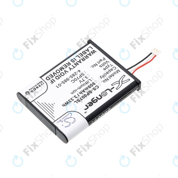 Batterie pour Sony PSP E1000, E1002, E1004, E1008, 900mAh, Li-Ion, 3.7V, SP70C, HQ