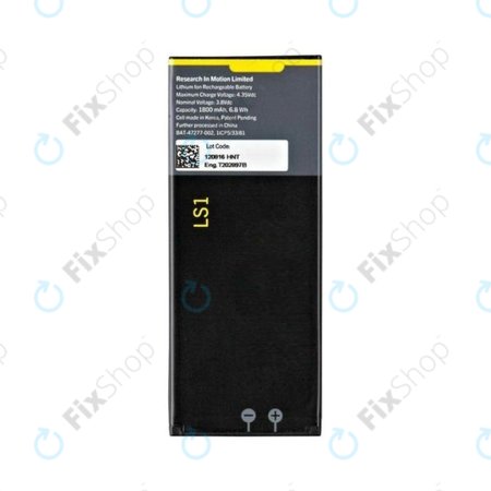 Blackberry Z10 - Batterie LS1 BAT-47277-003, BAT-47277-008 1800mAh