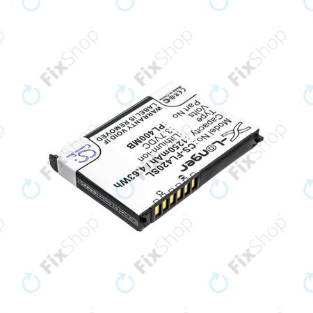 Batterie pour Fujitsu Siemens Loox N560, N520, N500, 420, 410, 1250mAh, Li-Ion, 3.7V, PL400MB, HQ
