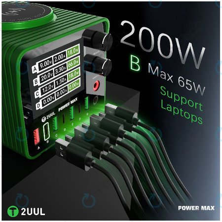 Station de charge multi-ports 200W, 2UUL PC01