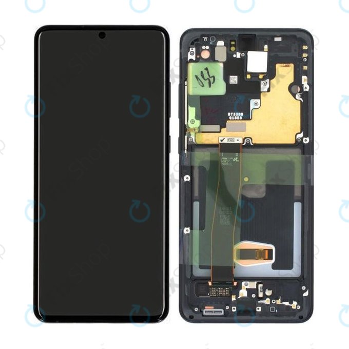 Samsung Galaxy S20 Ultra G988F - Écran LCD + Écran Tactile + Cadre (Noir Cosmique) - GH82-26032A, GH82-26033A Genuine Service Pack