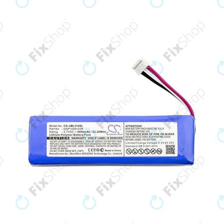 JBL Charge 2, Charge 2+, Charge 3 (2015) - Batterie Li-Pol 6000mAh HQ